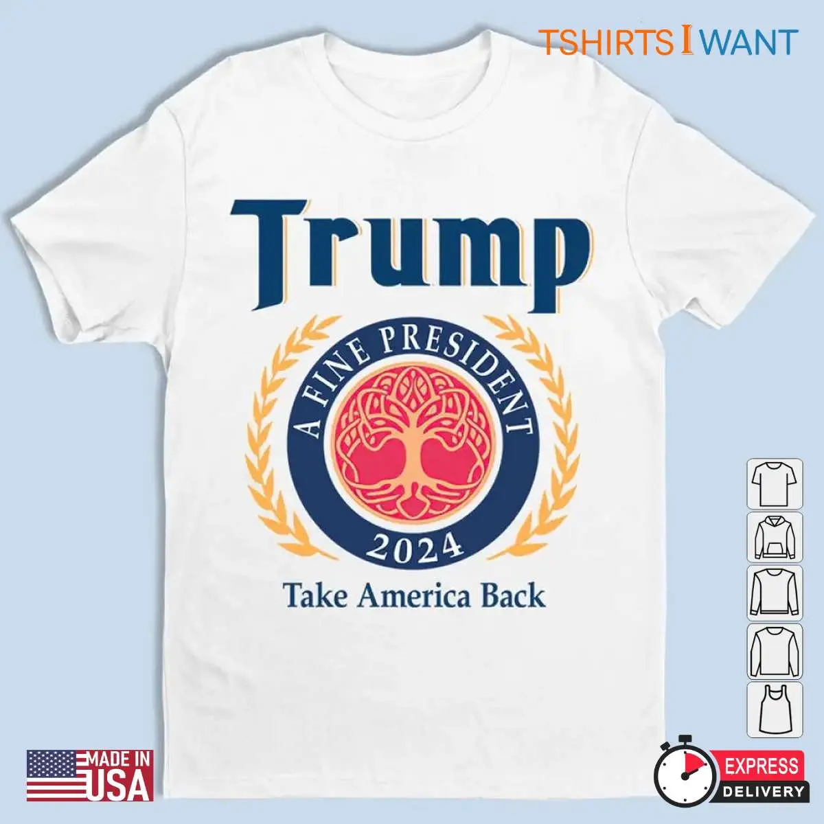 Fine President Trump 2024 Election Unisex Apparel 1 1.jpg
