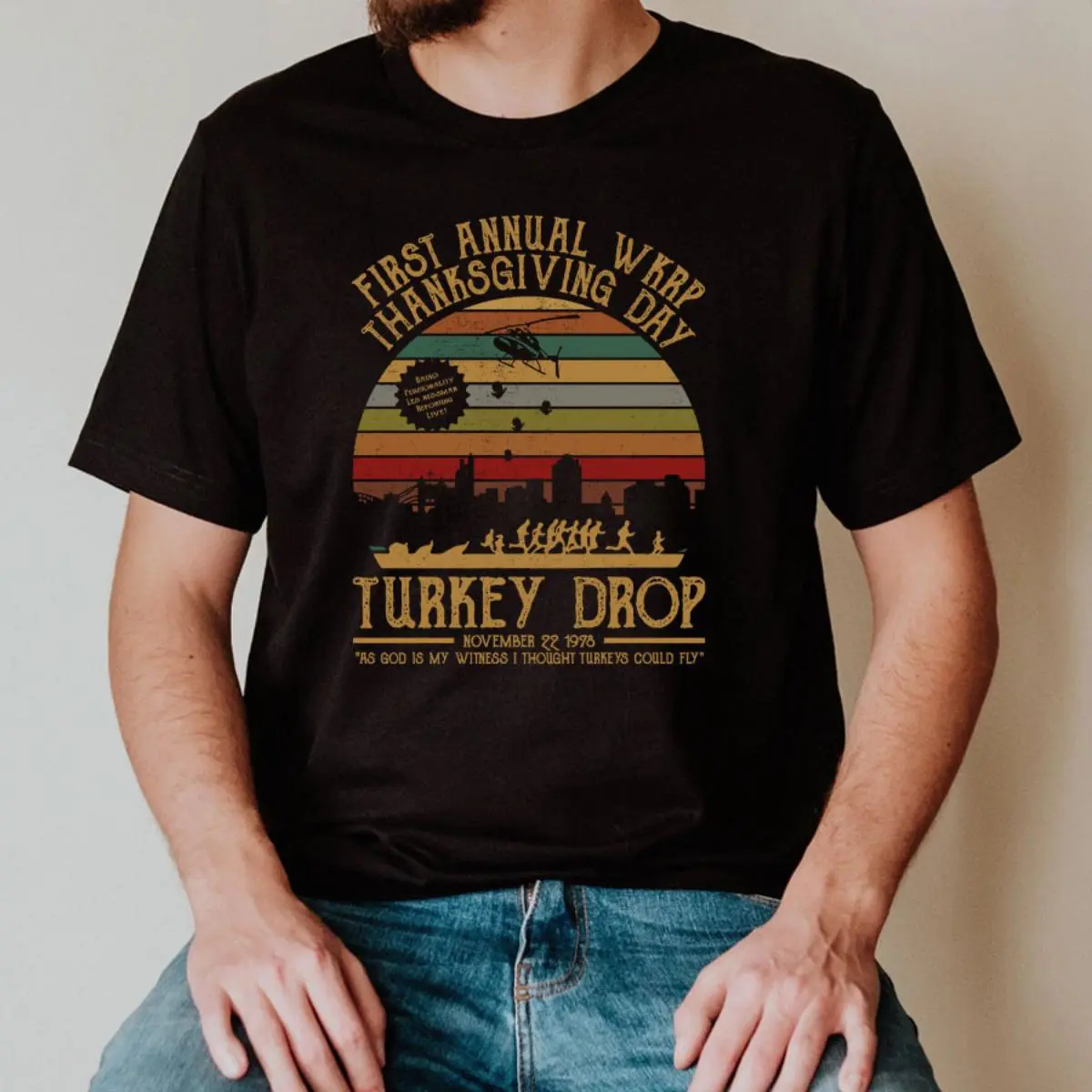 First Annual WKRP Thanksgiving Turkey Drop Sweatshirt 2 1.jpg