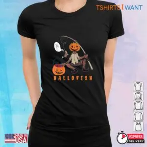 Fishing Halloween: Pumpkin Fisherman Fishing Rod Angler Halloween Shirt 6 Fishing Halloween Pumpkin Angler Costume 3 1.jpg