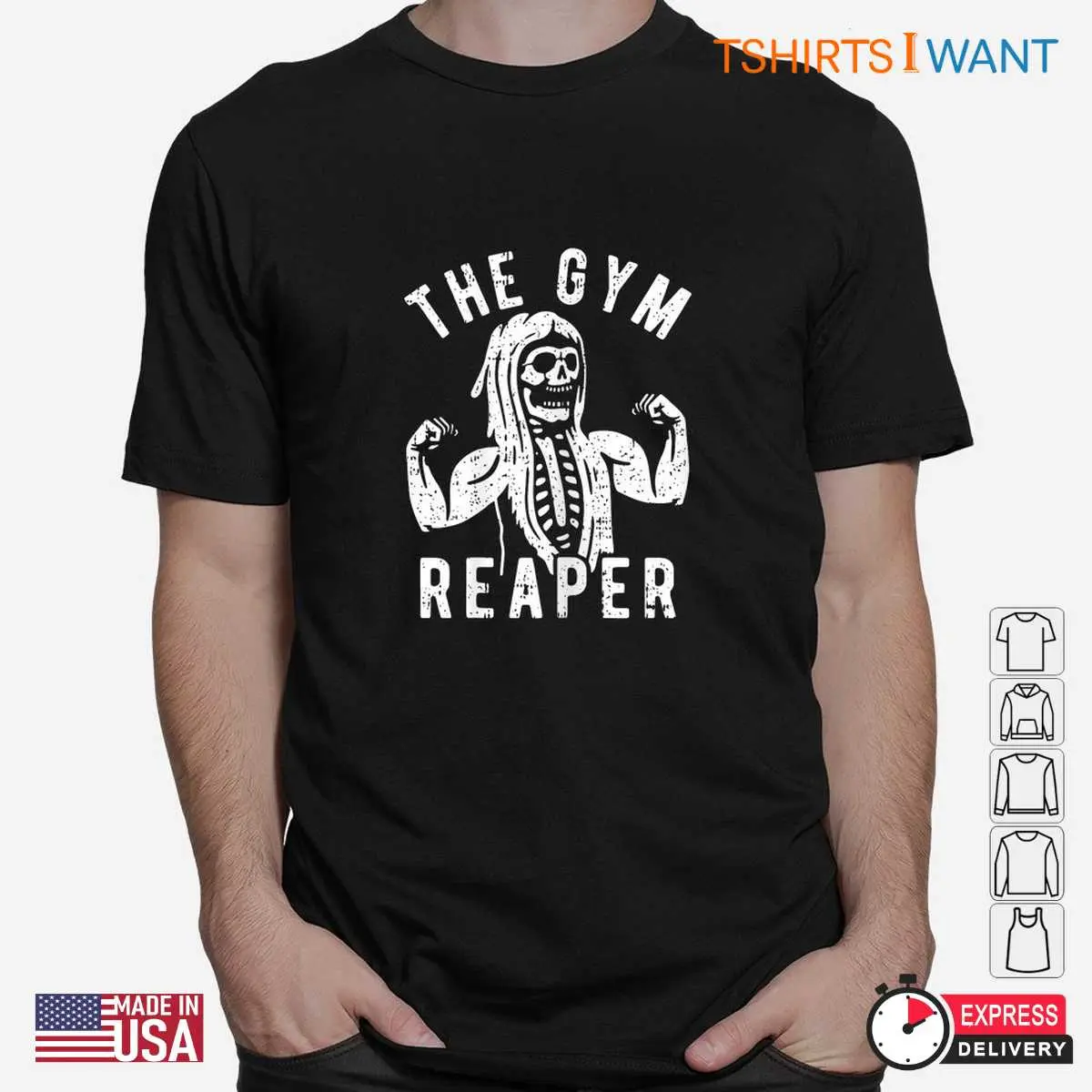 Fitness Halloween Costume: Gym Reaper Skeleton Workout Halloween Shirt 2 Fitness Halloween Costume Gym Reaper Workout Tee 2 1.jpg