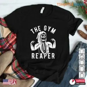 Fitness Halloween Costume: Gym Reaper Skeleton Workout Halloween Shirt 7 Fitness Halloween Costume Gym Reaper Workout Tee 3 1.jpg