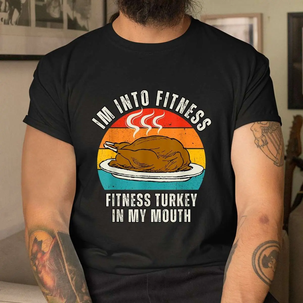 Fitness Turkey Thanksgiving Humor Shirt 4 1.jpg