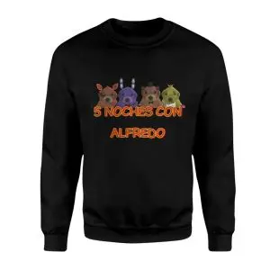 Five Nights Parody T-shirt – 5 Noches Con Alfredo Cute Dog Mashup Tee 9 Five Nights Parody T shirt E28093 5 Noches Con Alfredo Cute Dog Mashup Tee 3.jpg