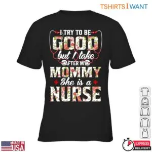 Floral Stethoscope Pattern Nurse Mom T-Shirt 8 Floral Stethoscope Pattern Nurse Mom T Shirt 3 1.jpg