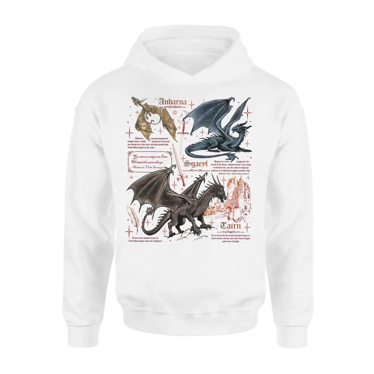Fourth Wing Tairn and Andarna Dragon Rider Book Lover T-Shirt 2 Fourth Wing Tairn and Andarna Dragon Rider Book Lover T Shirt 2 1.jpg