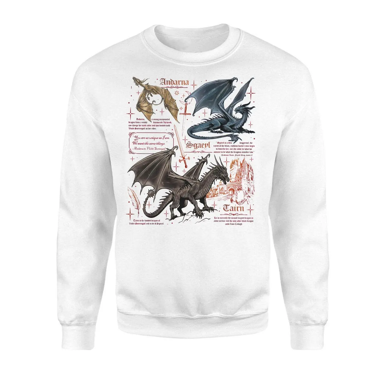 Fourth Wing Tairn and Andarna Dragon Rider Book Lover T-Shirt 3 Fourth Wing Tairn and Andarna Dragon Rider Book Lover T Shirt 3 1.jpg