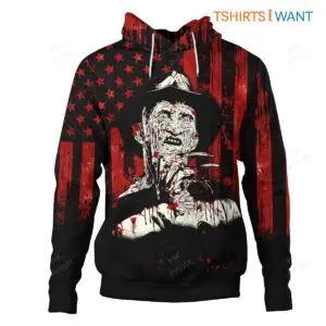 Freddy Krueger Hoodies American Flag Horror Movie Villain 1 1 1.jpg