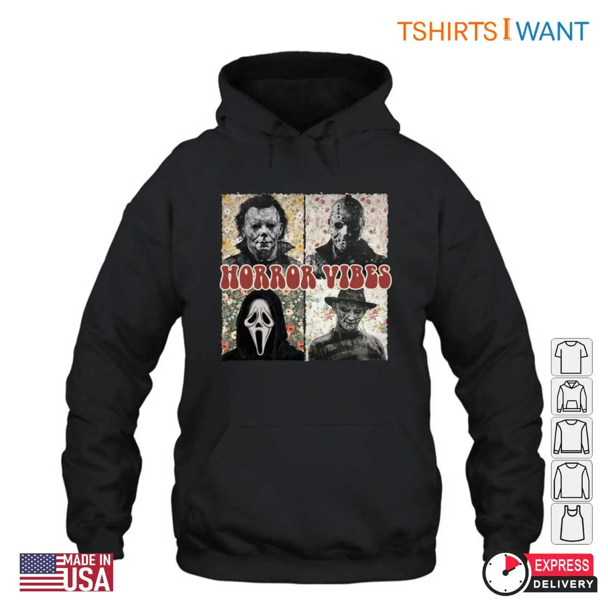 Freddy Krueger Jason Michael Myers Horror Vibes T Shirt 3 1.jpg