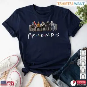 Friends Halloween T-Shirt – Horror Movie Characters Mashup Graphic Tee 9 Friends Halloween T Shirt Horror Movie Characters Mashup Graphic Tee 4 1 1.jpg