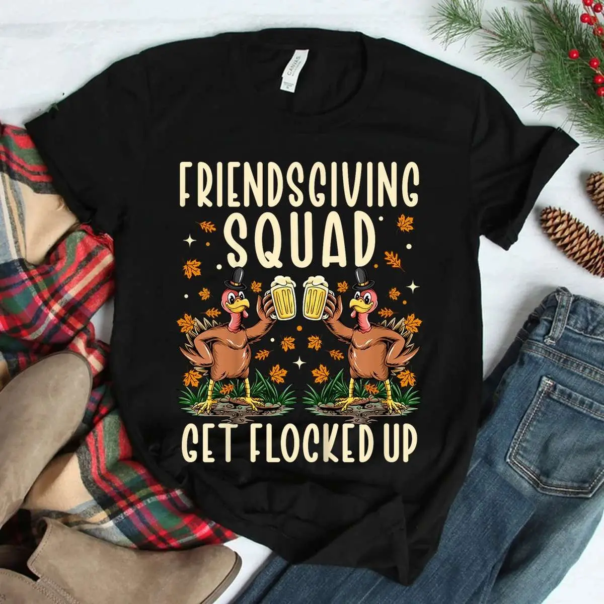 Friendsgiving Squad Funny Thanksgiving Shirt 11 Friendsgiving Squad Funny Thanksgiving Shirt
