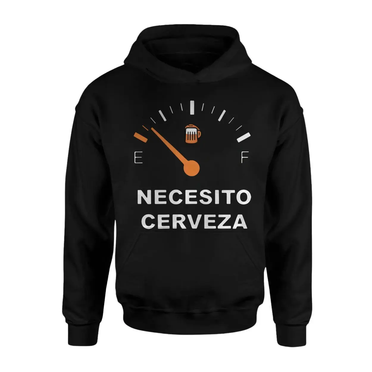 Funny Beer T shirt E28093 Necesito Cerveza Fuel Gauge Graphic Tee 2.jpg
