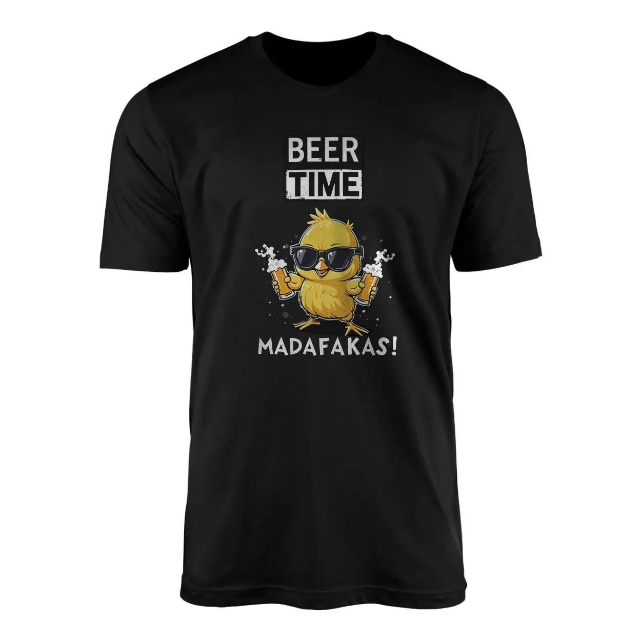 Funny Beer Time Chick T Shirt E28093 Cute Drunk Party Humor Tee 1.jpg