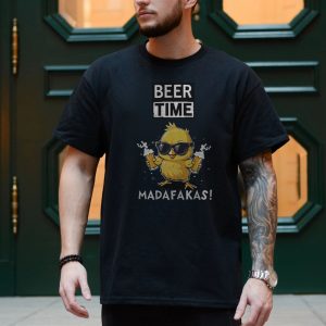 Funny Beer Time Chick T Shirt E28093 Cute Drunk Party Humor Tee 4.jpg
