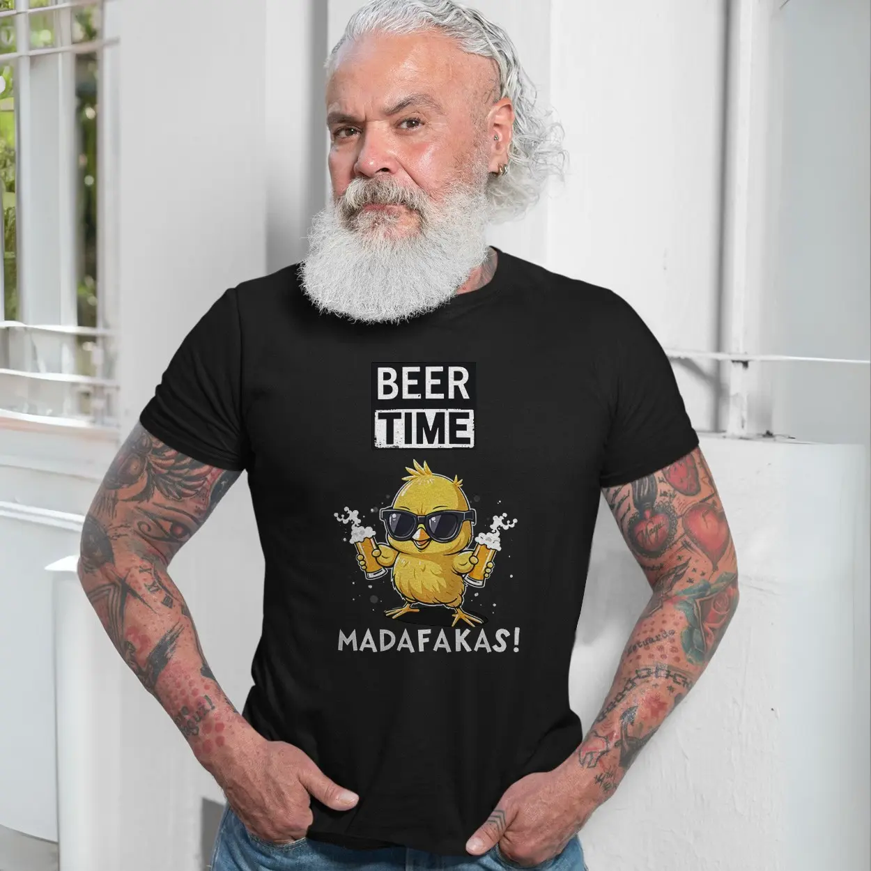 Funny Beer Time Chick T Shirt E28093 Cute Drunk Party Humor Tee 7.jpg
