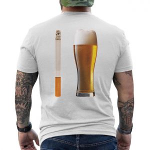 Funny Beer and a Cigarette T Shirt Dad Joke Bar Party Gift 6 1.jpg
