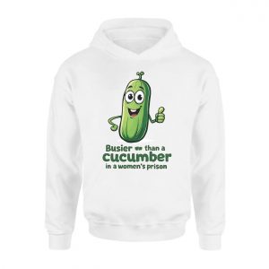 Funny Cucumber T Shirt Busier Than a Cucumber Adult Humor Tee 2 1.jpg