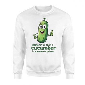 Funny Cucumber T Shirt Busier Than a Cucumber Adult Humor Tee 3 1.jpg
