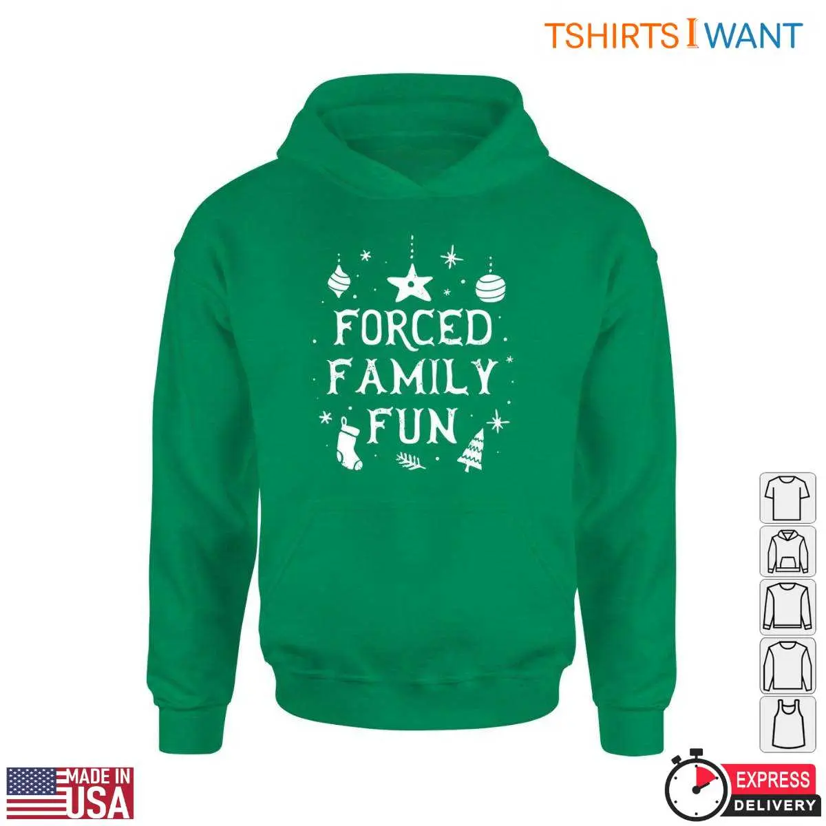 Funny Family Christmas Shirts E28093 Forced Family Fun Design 4.jpg