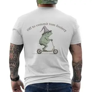 Funny Frog Wizard Scooter T-Shirt – Off to Commit Tomfoolery 12 Funny Frog Wizard Scooter T Shirt E28093 Off to Commit Tomfoolery 6.jpg