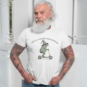 Funny Frog Wizard Scooter T-Shirt – Off to Commit Tomfoolery 13 Funny Frog Wizard Scooter T Shirt E28093 Off to Commit Tomfoolery 7.jpg