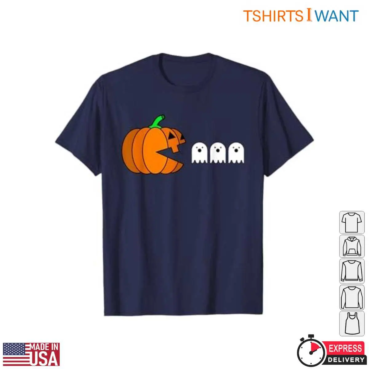 Funny Halloween Pumpkin Eating Ghost T Shirt 3 1.jpg