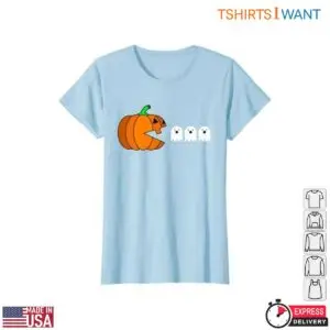Funny Halloween Pumpkin Eating Ghost T-Shirt 10 Funny Halloween Pumpkin Eating Ghost T Shirt 4 1.jpg