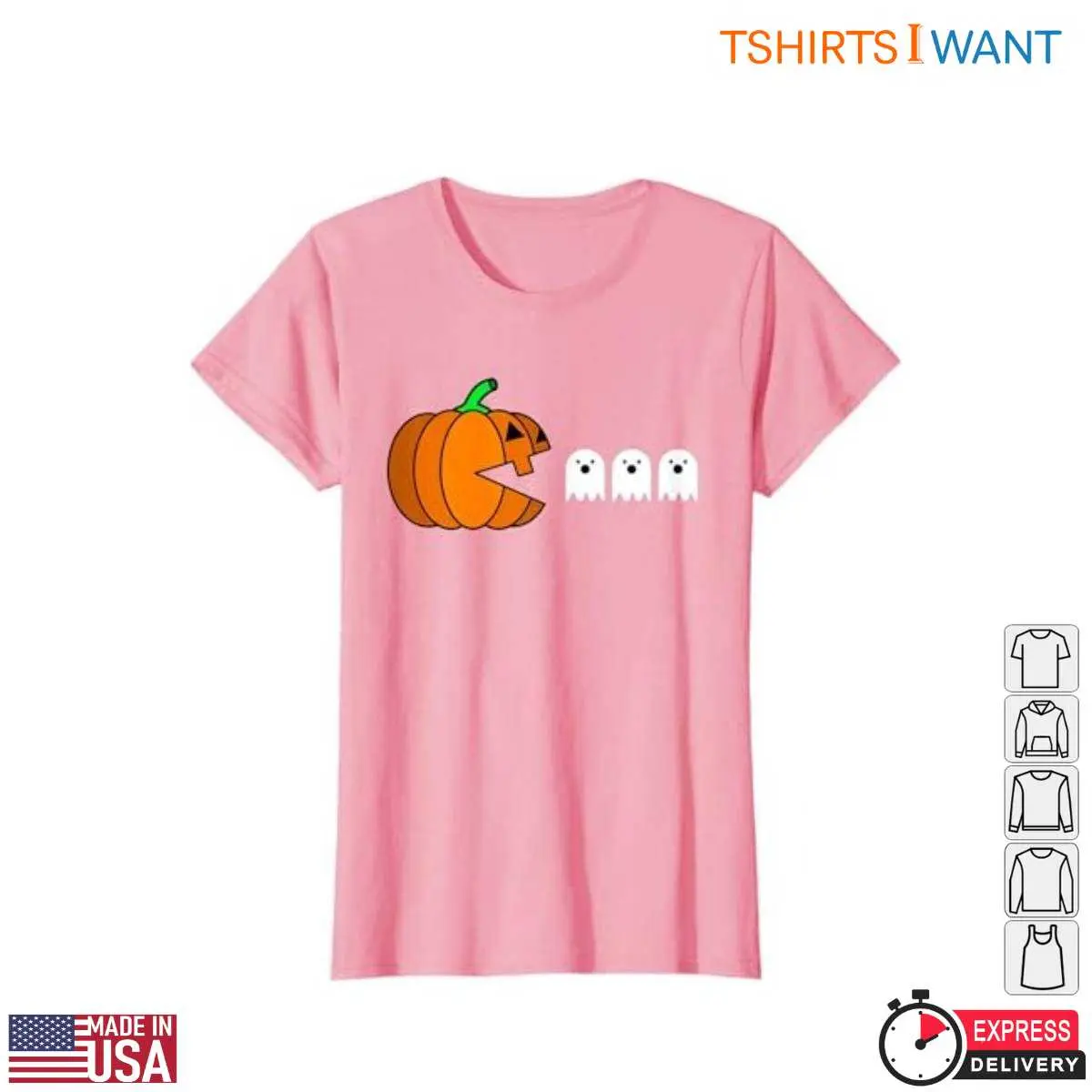 Funny Halloween Pumpkin Eating Ghost T Shirt 6 1.jpg