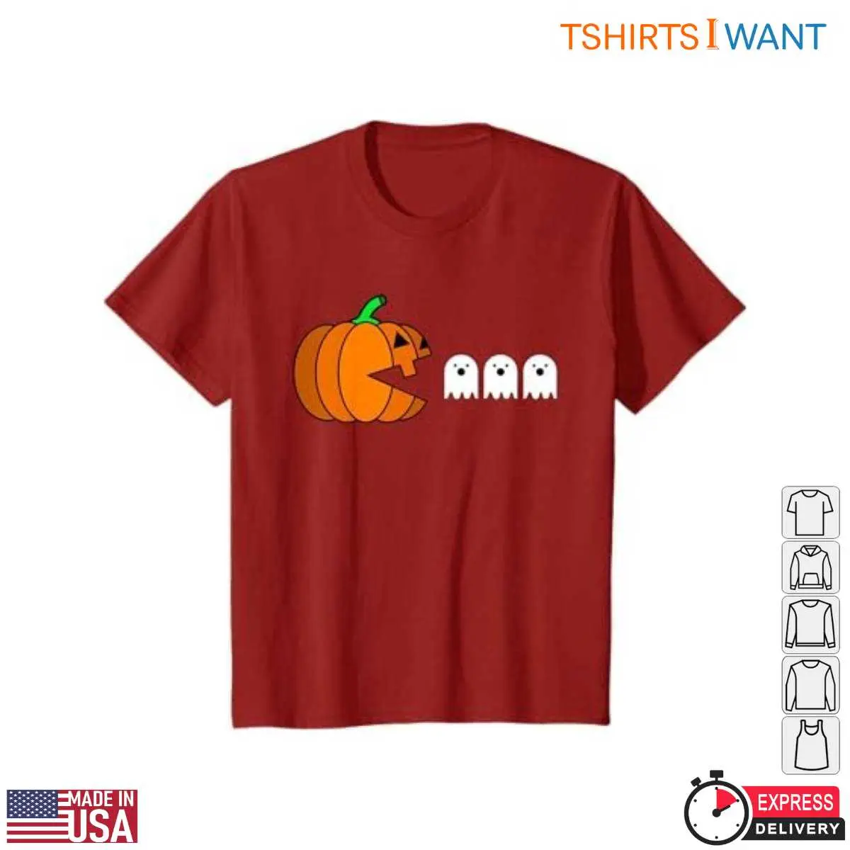 Funny Halloween Pumpkin Eating Ghost T Shirt 7 1.jpg