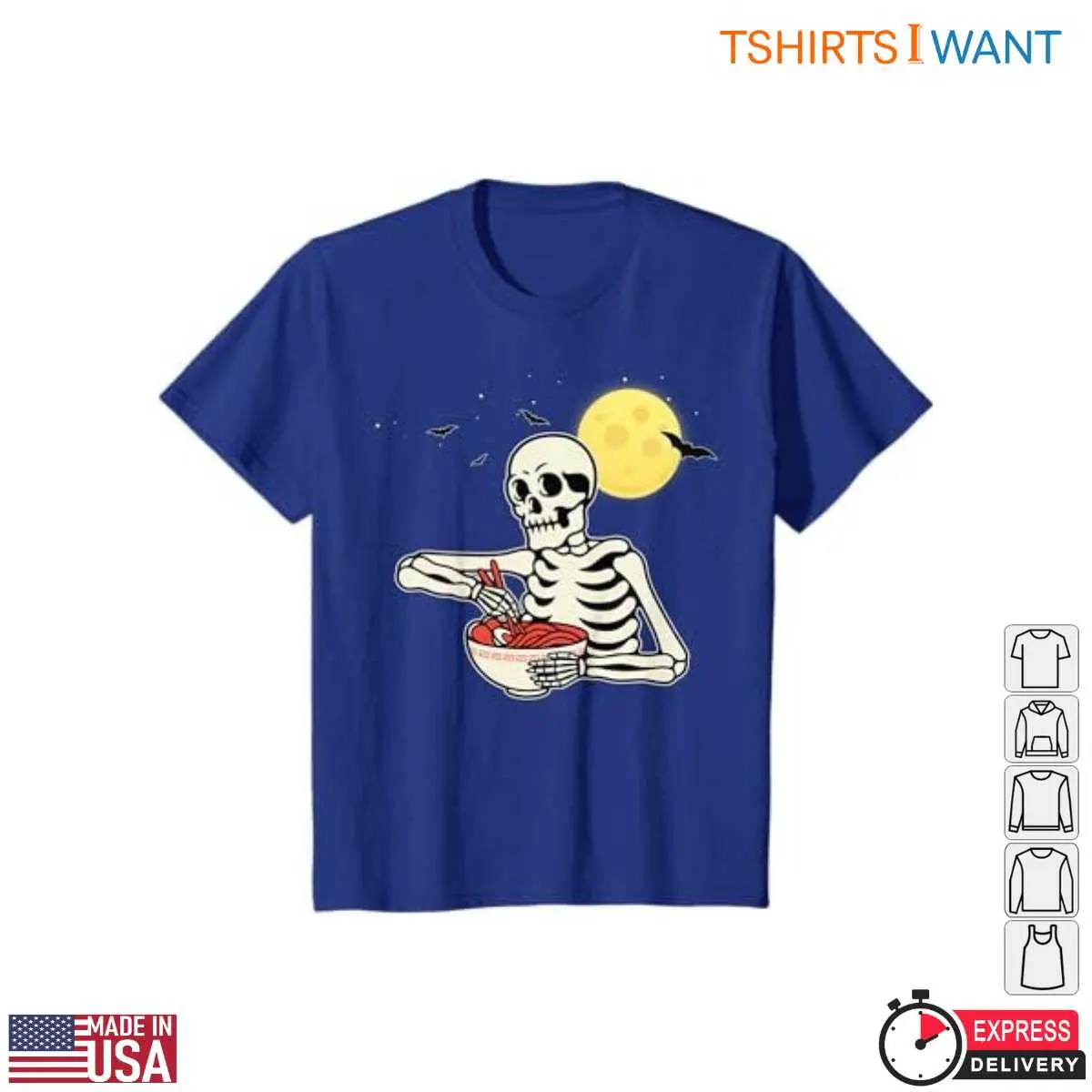 Funny Halloween Skeleton Ramen Party T Shirt 6 1.jpg