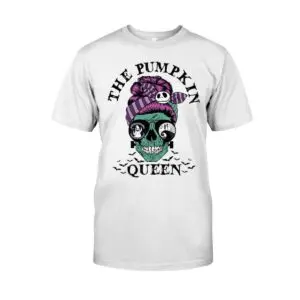 Funny Halloween Skeleton Shirt The Pumpkin Queen Design for Halloween Lovers 1