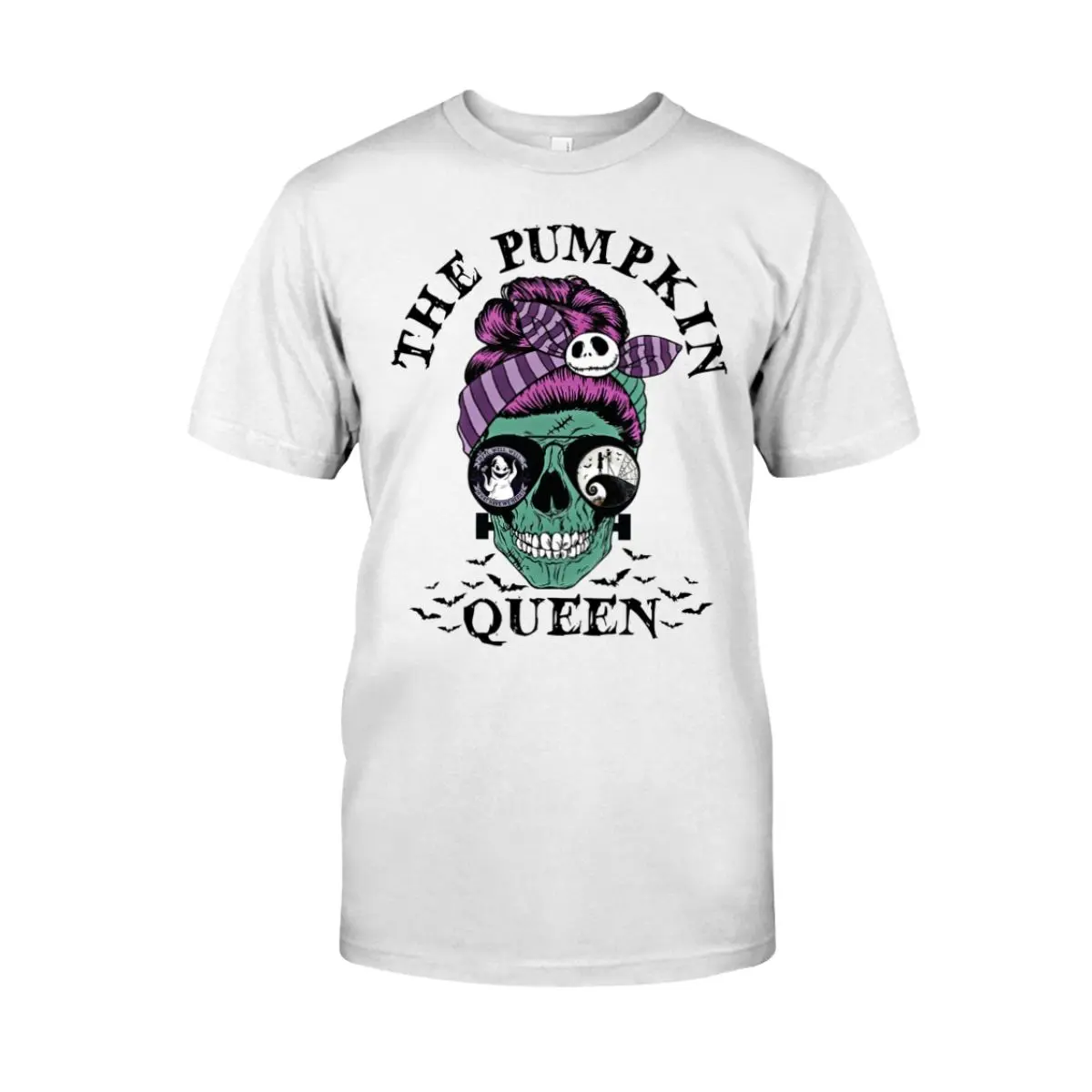 Funny Halloween Skeleton Shirt The Pumpkin Queen Design for Halloween Lovers 1