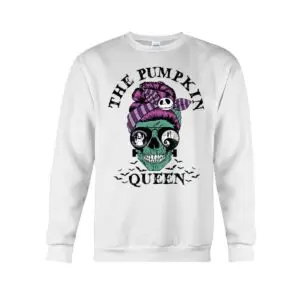 The Pumpkin Queen Shirts- Funny Halloween Skeleton Tee 7 Funny Halloween Skeleton Shirt The Pumpkin Queen Design for Halloween Lovers 2