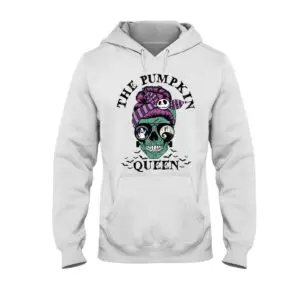 The Pumpkin Queen Shirts- Funny Halloween Skeleton Tee 8 Funny Halloween Skeleton Shirt The Pumpkin Queen Design for Halloween Lovers 3
