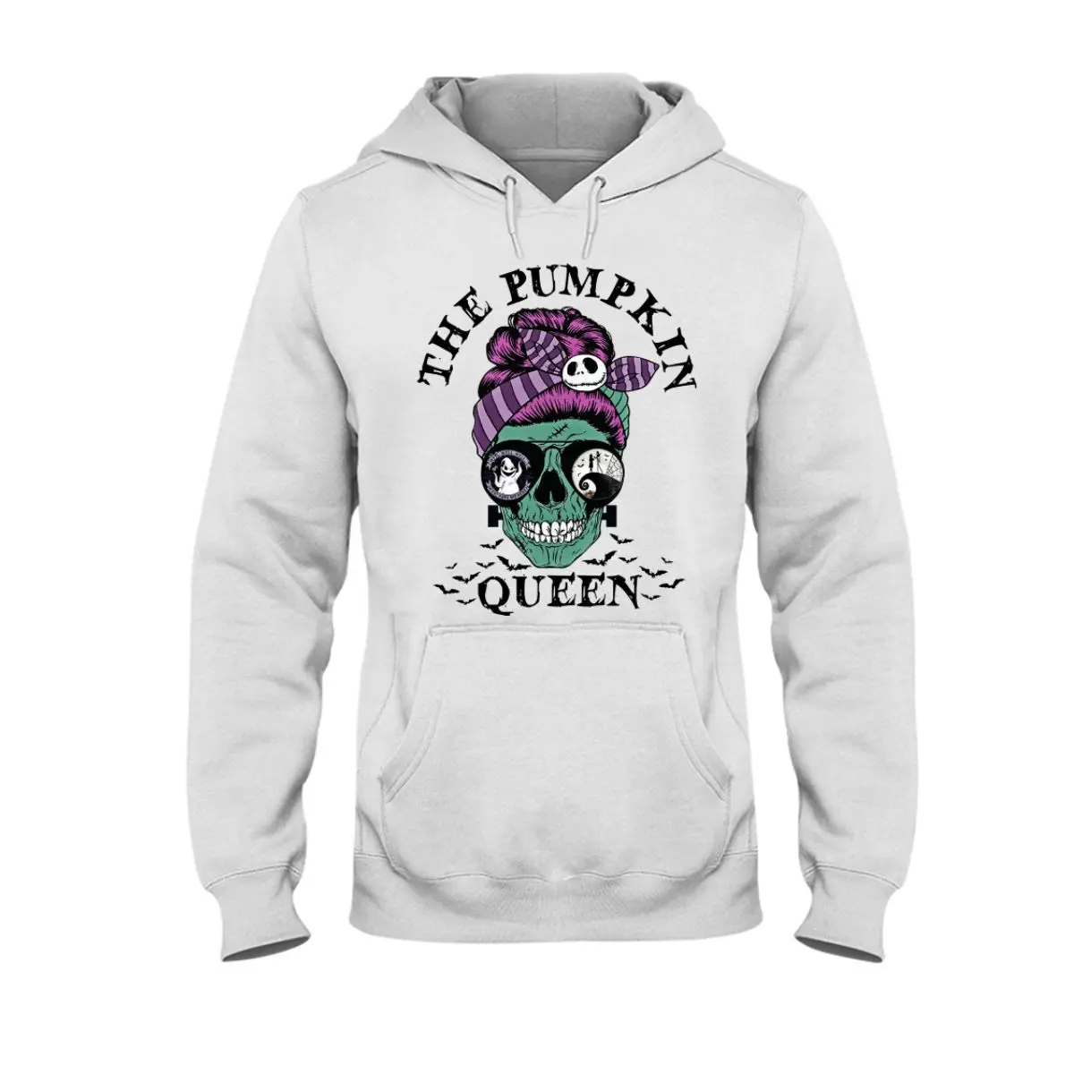 Funny Halloween Skeleton Shirt The Pumpkin Queen Design for Halloween Lovers 3