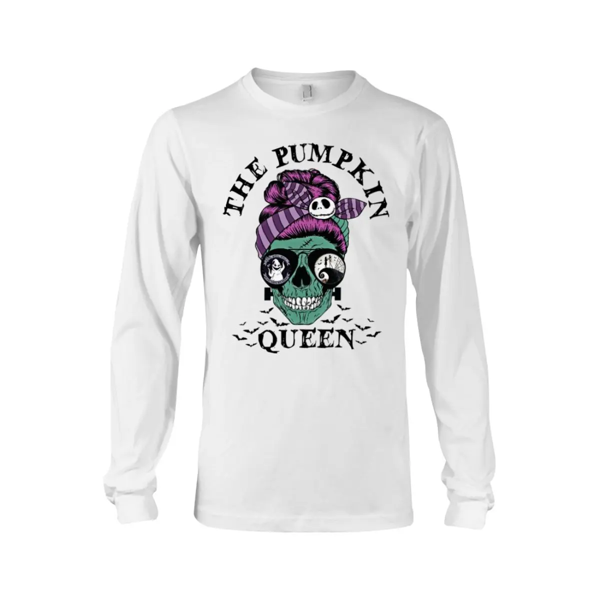 Funny Halloween Skeleton Shirt The Pumpkin Queen Design for Halloween Lovers 4