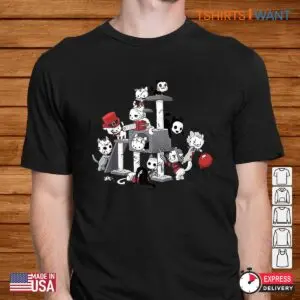 Funny Halloween Tops: Horror Movies Cat Funny Halloween Costume Tee 5 Funny Halloween Tops Horror Movie Cat Tee 2 1.jpg