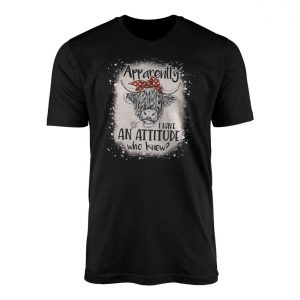Funny Heifer With Attitude Highland Cow Sarcastic T Shirt 1 1.jpg