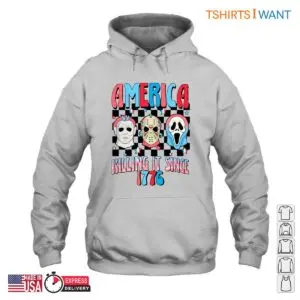 Funny Horror Movie Characters T-Shirt - America Killing It Since 1776 8 Funny Horror Movie Characters America Killing It Tee 4 1.jpg