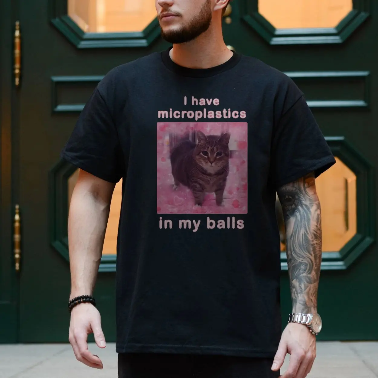 Funny I Have Microplastics In My Balls Cat T-Shirt 4 Funny I Have Microplastics In My Balls Cat T Shirt 4 1.jpg