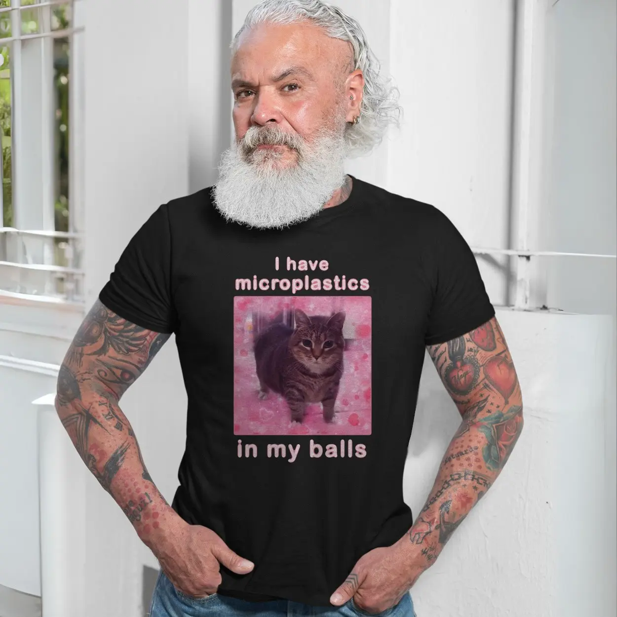 Funny I Have Microplastics In My Balls Cat T-Shirt 7 Funny I Have Microplastics In My Balls Cat T Shirt 7 1.jpg