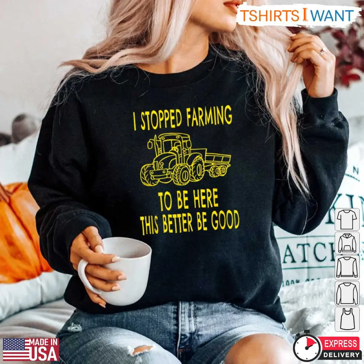 Funny I Stopped Farming Tractor Farmer Life T Shirt 5 1.jpg