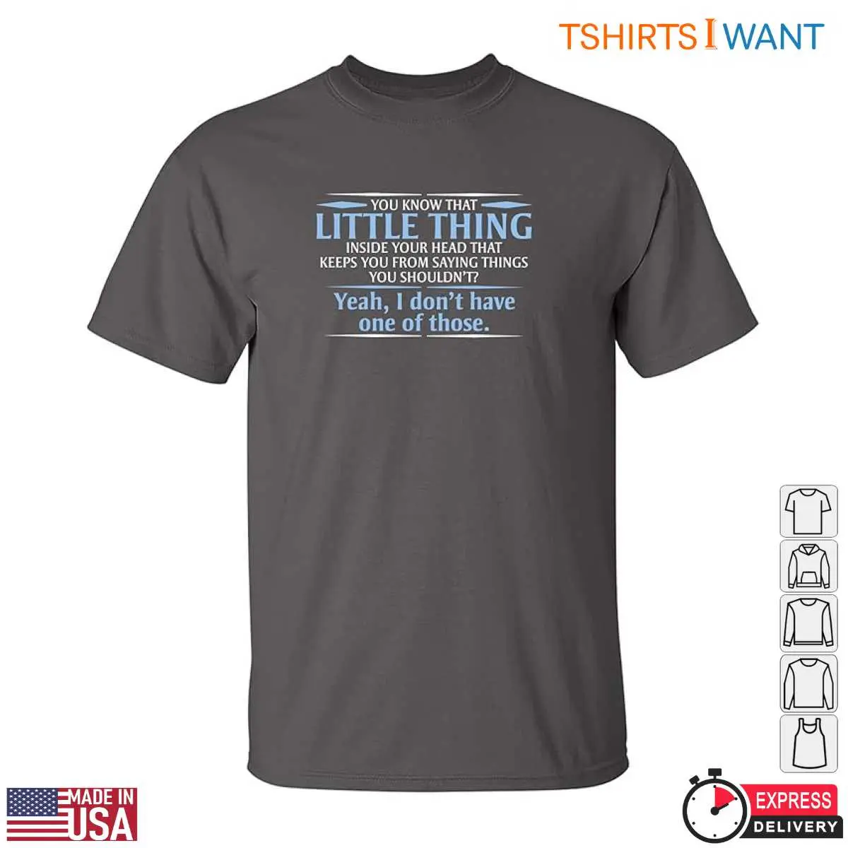 Funny Little Thing Sarcastic Humor Graphic T-Shirt 13 Funny Little Thing Sarcastic Humor Graphic T-Shirt Detail