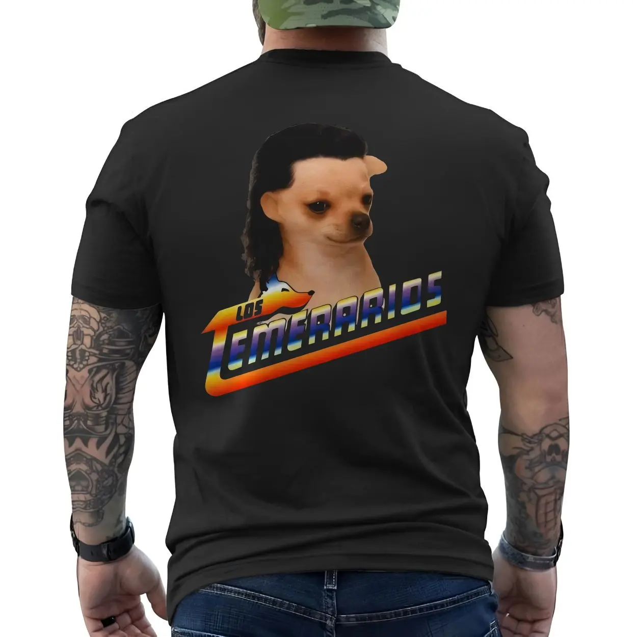 Funny Los Temerarios Dog T Shirt E28093 Retro Meme Chihuahua Tee 6.jpg