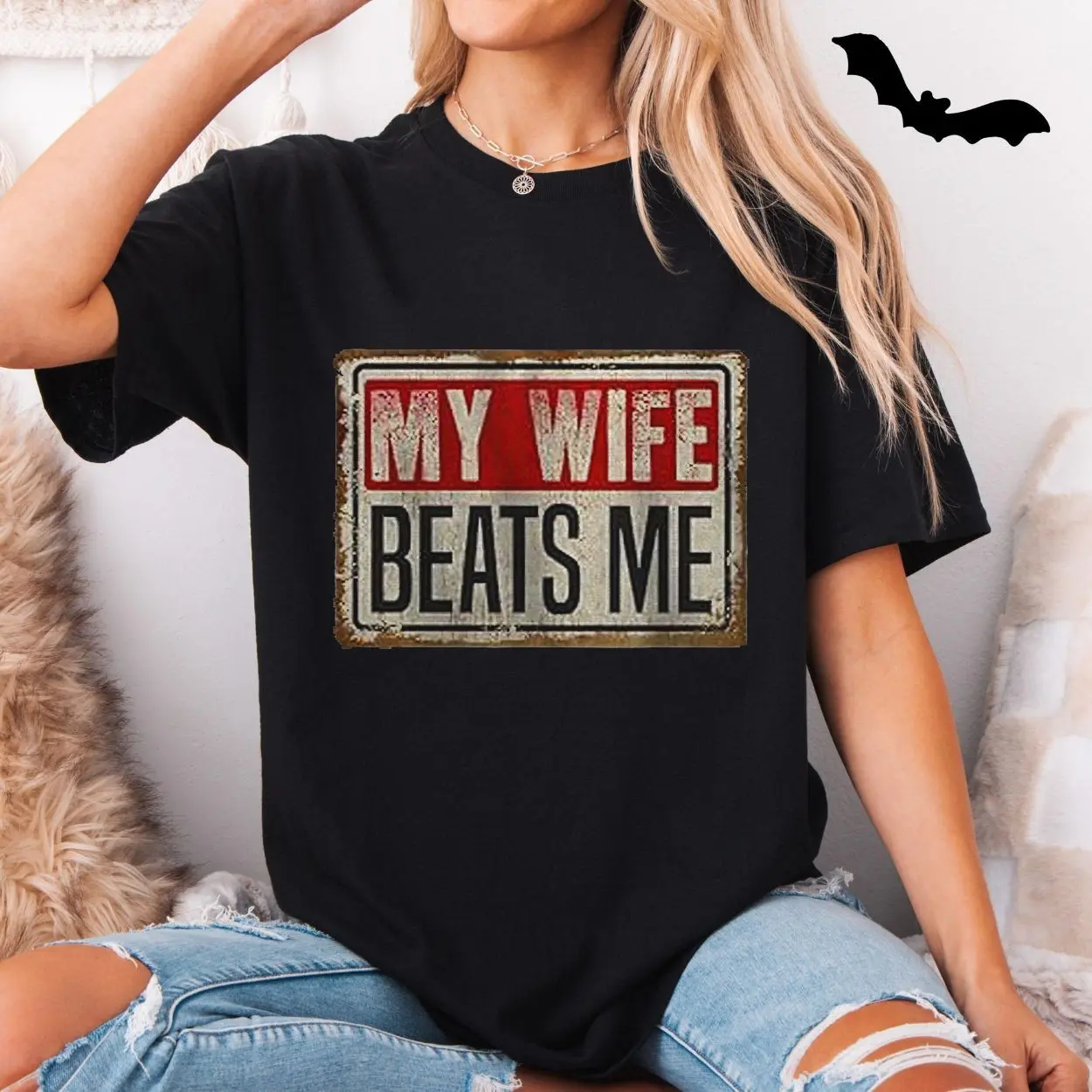 Funny Marriage Battle Vintage Sign T Shirt 5 1.jpg