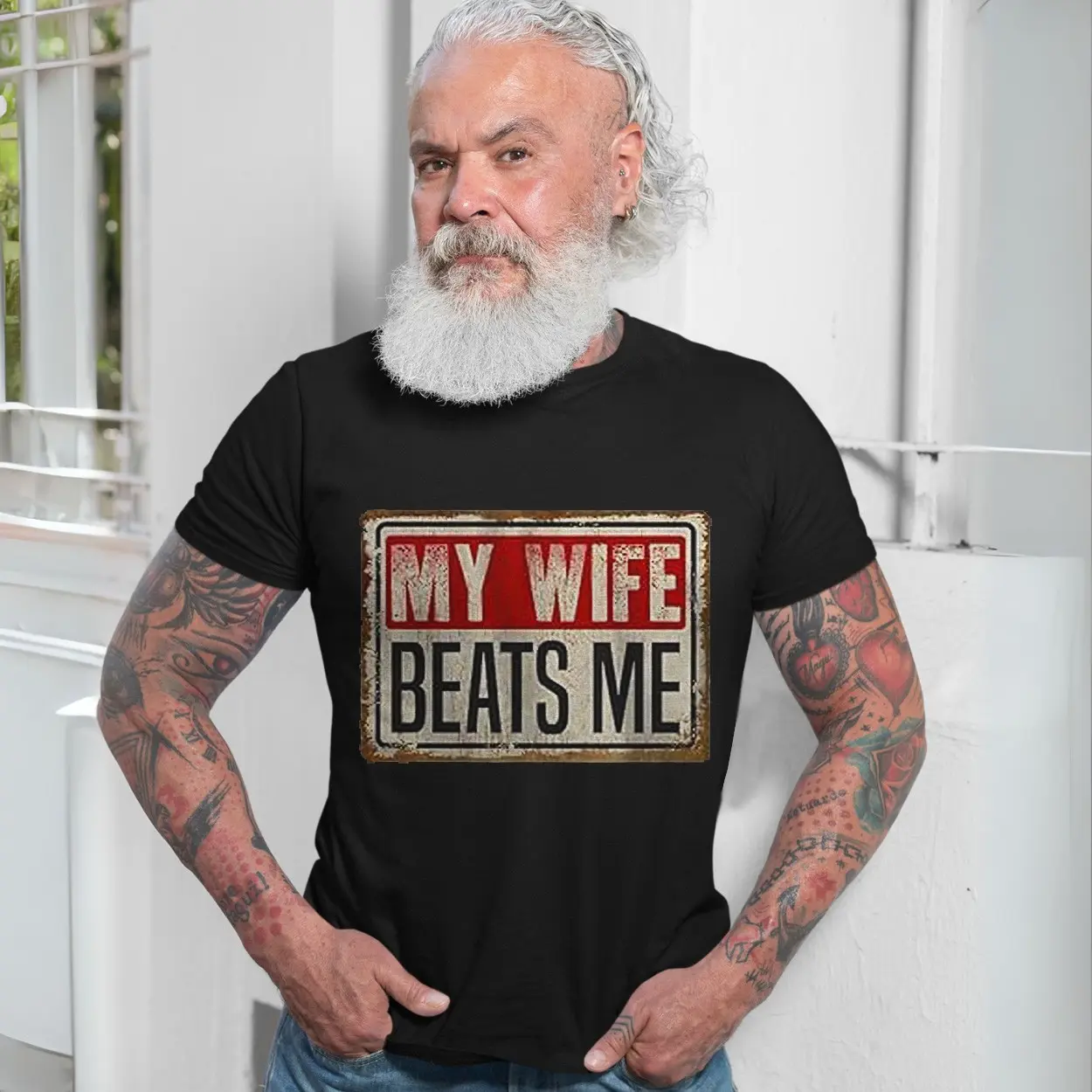 Funny Marriage Battle Vintage Sign T Shirt 7 1.jpg