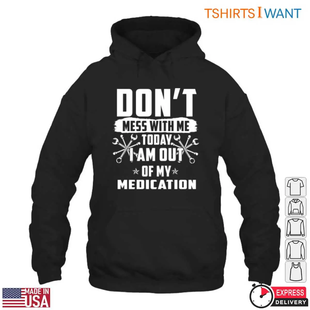 Funny Mechanic T Shirt No Medication Warning 2 1.jpg