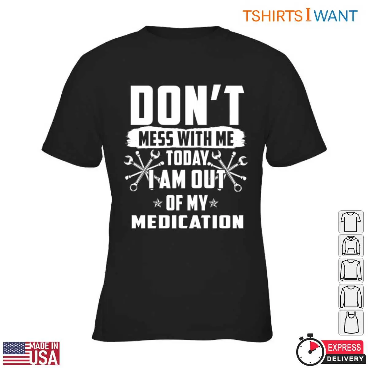 Funny Mechanic T Shirt No Medication Warning 4 1.jpg