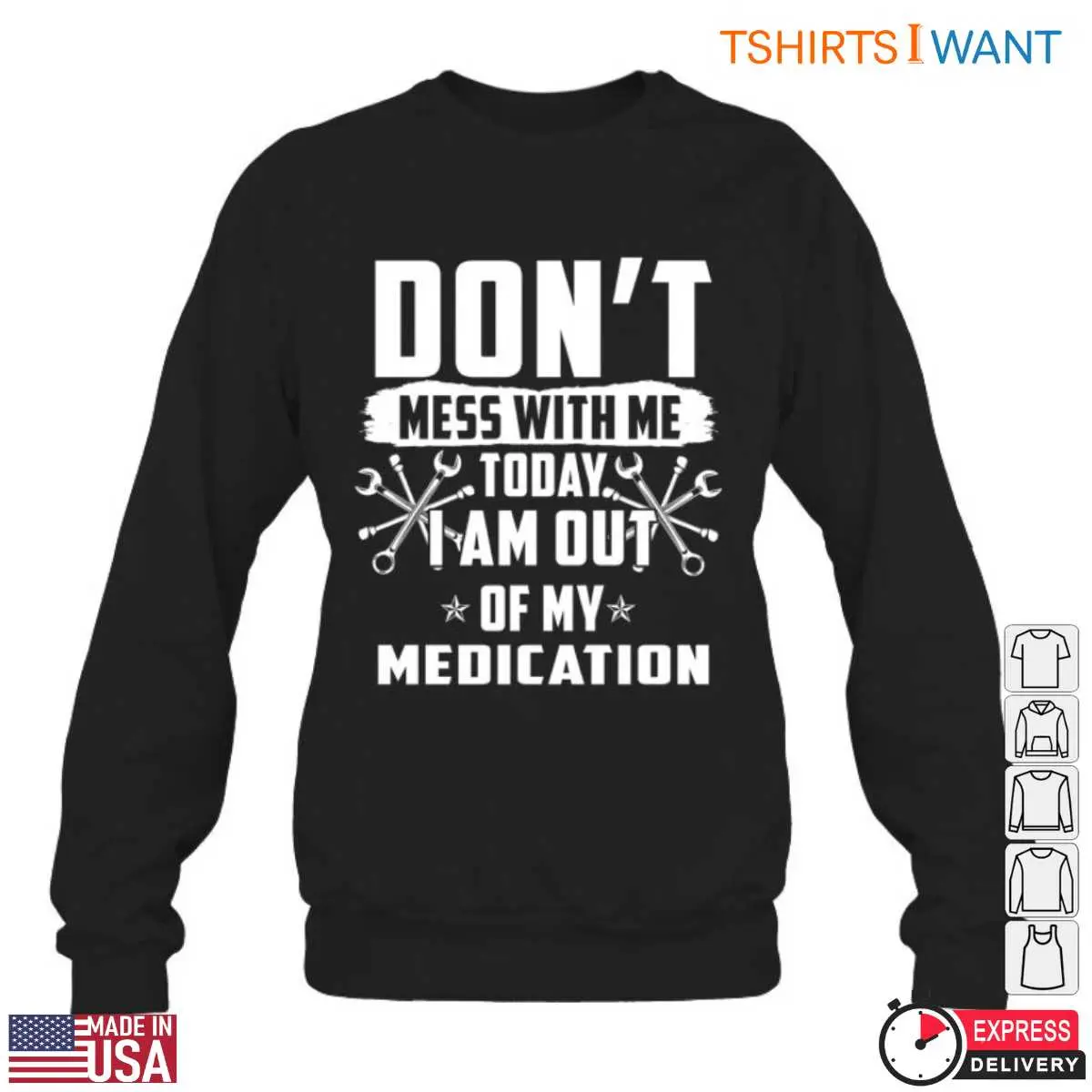 Funny Mechanic T Shirt No Medication Warning 5 1.jpg