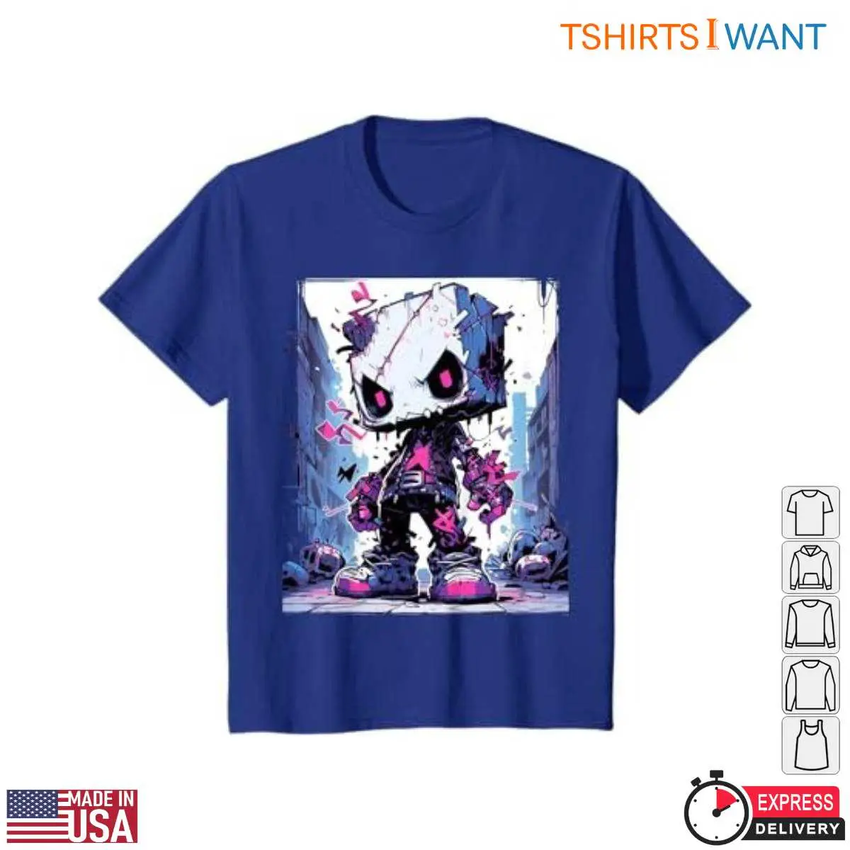 Funny Monster Cartoon Street Art T Shirt 2 1.jpg