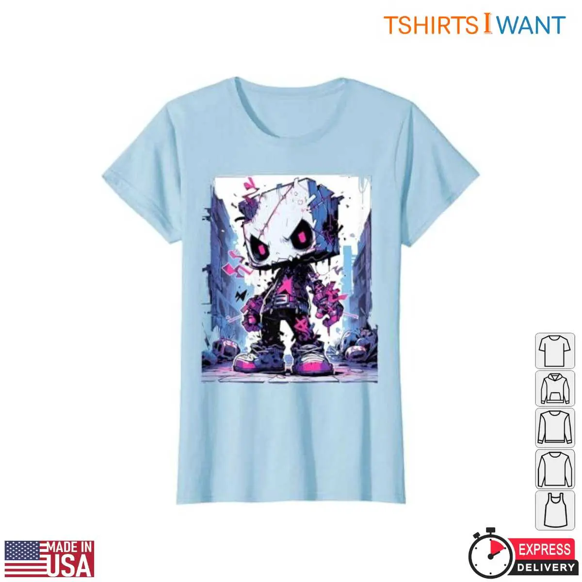 Funny Monster Cartoon Street Art T Shirt 6 1.jpg